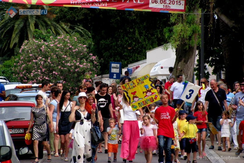 IX Международный детский карнавал в Херцег-Нови в Черногории