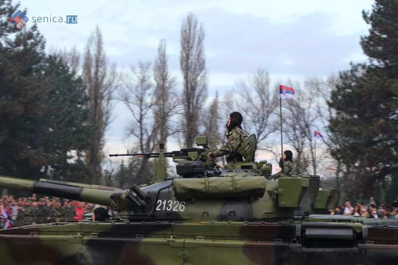 Сербские танкисты