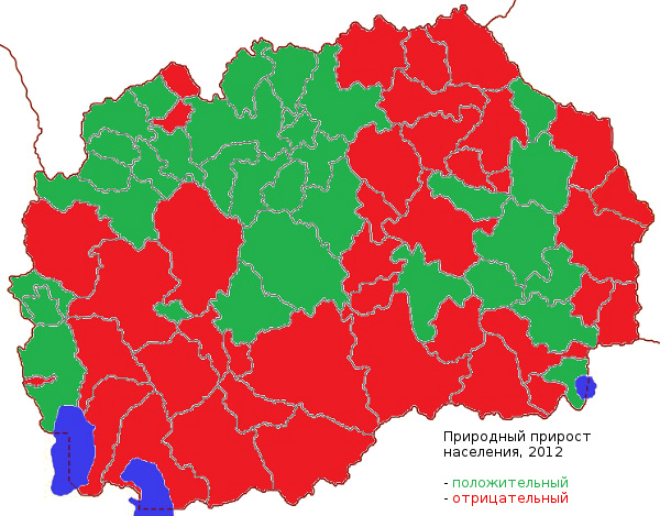 Этническая карта македонии